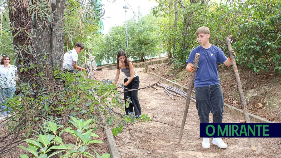 Os alunos do 10º ano do curso profissional de Turismo