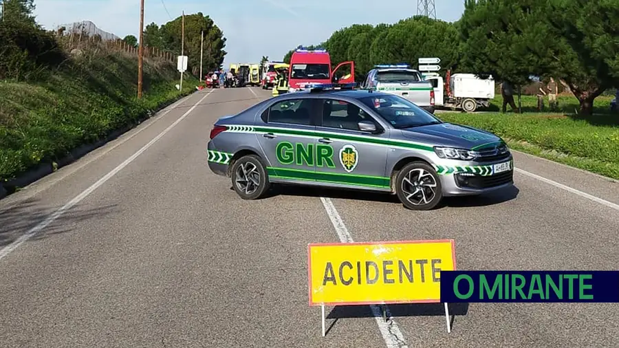 Colisão rodoviária provocou dois feridos em Asseiceira