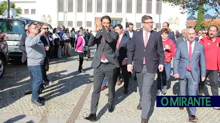 Presidente do Benfica inaugura nova casa do clube em Santarém