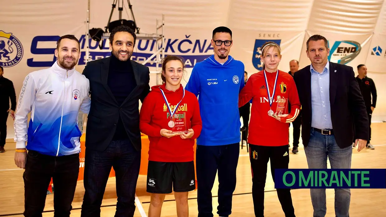 Leonor Pinho ganha medalha de bronze no Campeonato da Europa de Teqball Sub19