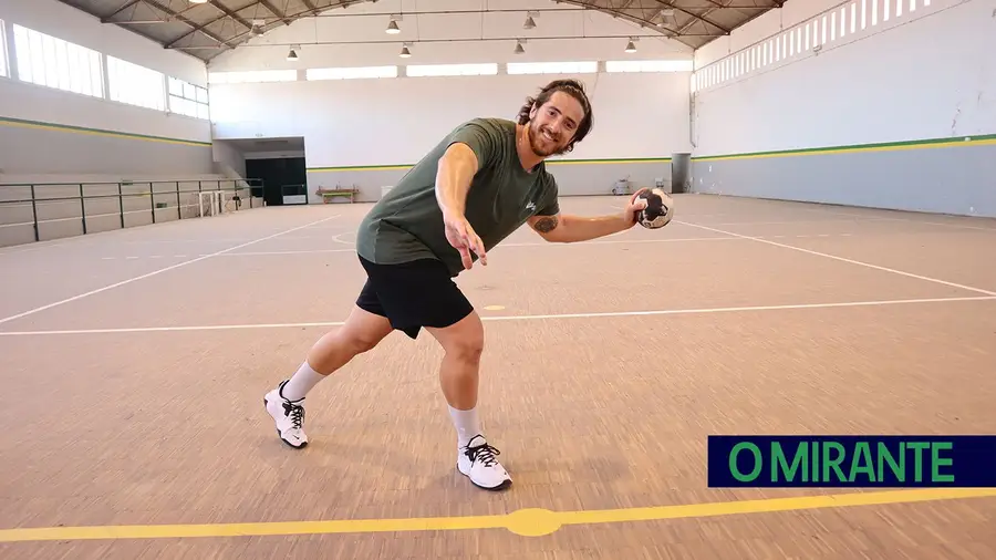 Jogador de andebol de Salvaterra de Magos voltou a vestir as cores da selecção