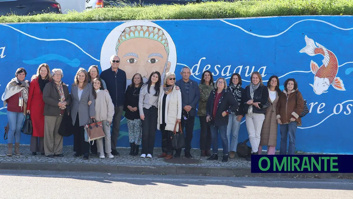 Santarém inaugura mural “O rio da solidariedade desagua na paz entre os povos”