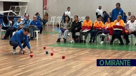 Encontro de Boccia no Pavilhão Gimnodesportivo de Santarém Encontro de Boccia no Pavilhão Gimnodesportivo de Santarém