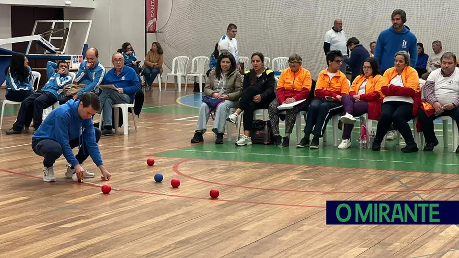 Encontro de Boccia no Pavilhão Gimnodesportivo de Santarém