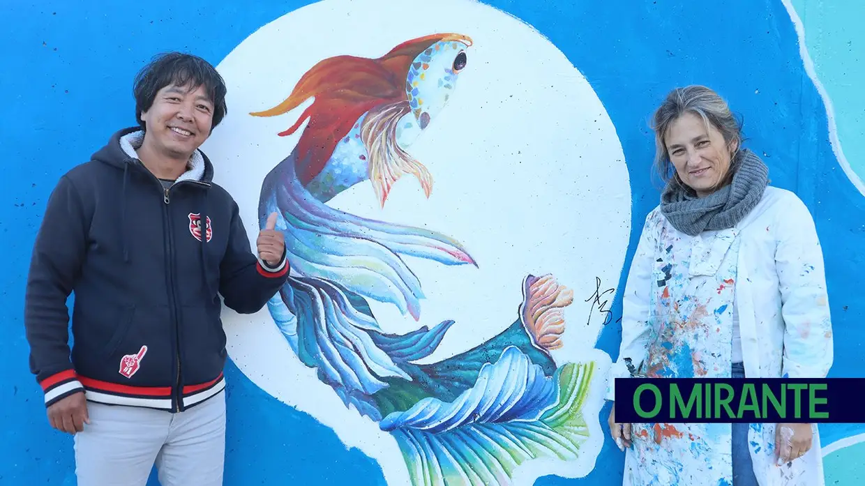 Santarém inaugura mural “O rio da solidariedade desagua na paz entre os povos”