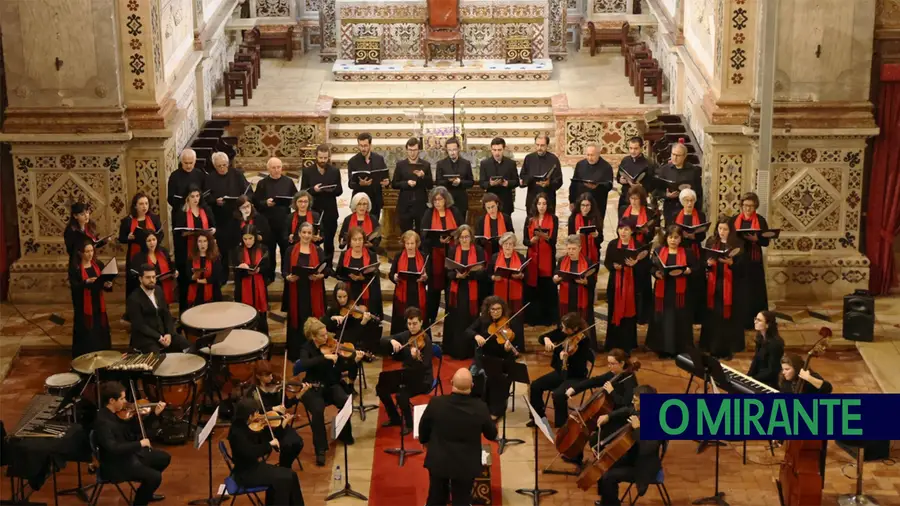 Coro do Círculo Cultural Scalabitano no Festival de Órgão de Santarém