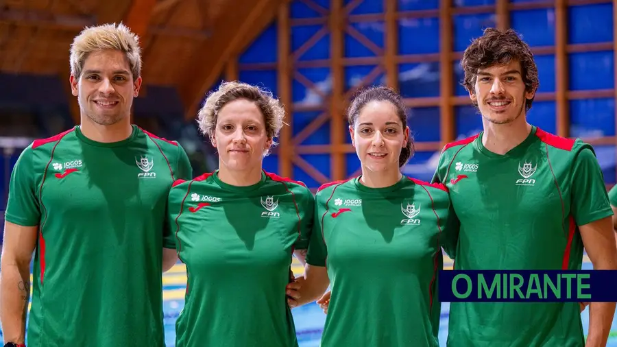 Atletas do Clube de Natação de Rio Maior na Taça do Mundo em Águas Abertas Atletas do Clube de Natação de Rio Maior na Taça do Mundo em Águas Abertas