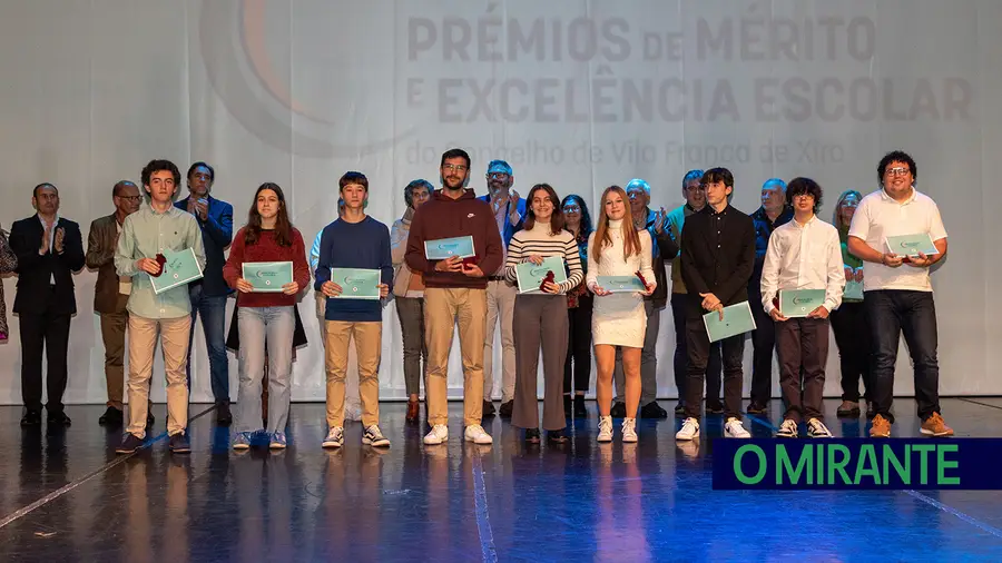 Os 90 melhores alunos de Vila Franca de Xira foram distinguidos em noite de festa