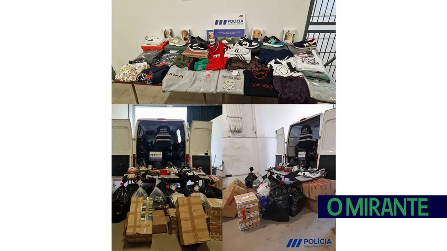 Mais de 28 mil euros em material apreendido no Mercado Municipal de Ourém