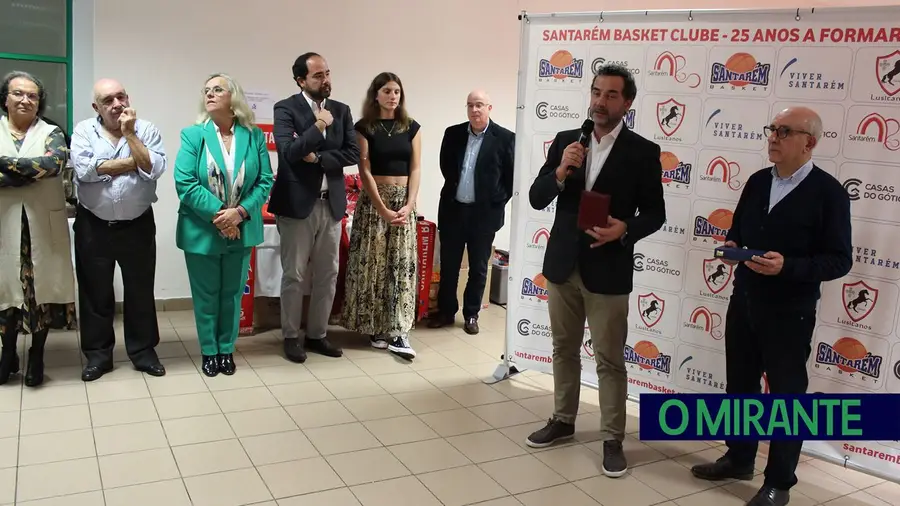 Jantar de Natal do Santarém Basket assinalou 25 anos do clube