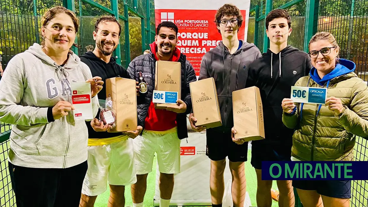 Abrantes Clube de Padel organizou Torneio Solidário