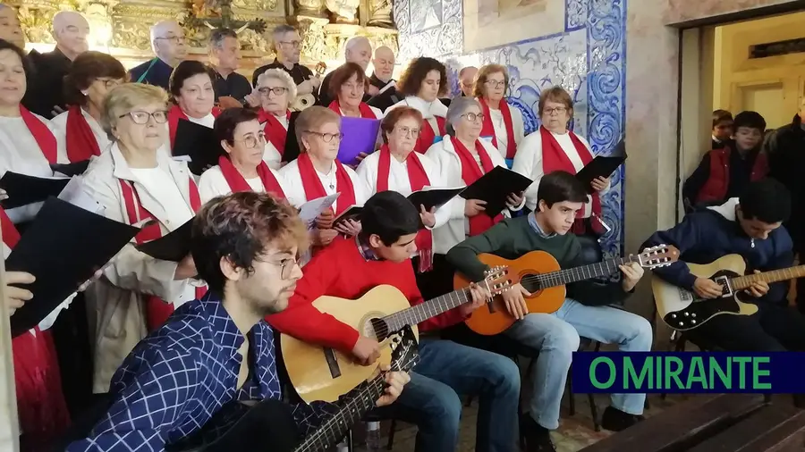 Tuna da Universidade Sénior da Chamusca em concerto de Natal