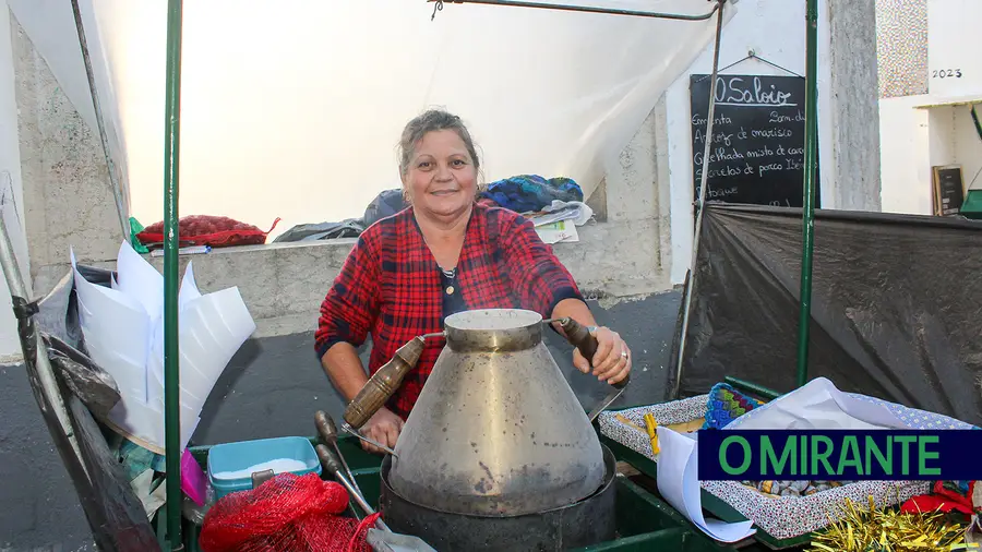 Maria Pereira é a vendedora de castanhas mais conhecida de Santarém