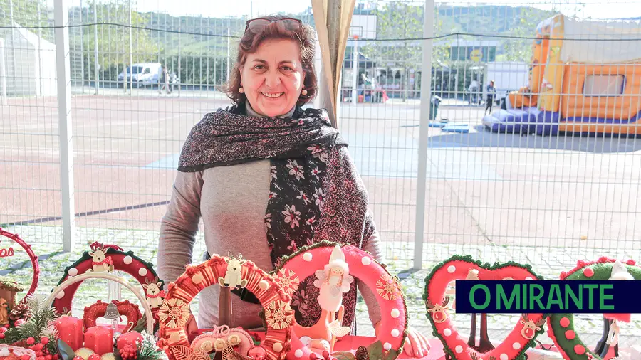 Alda Valente participou no Mercado de Natal de Vialonga