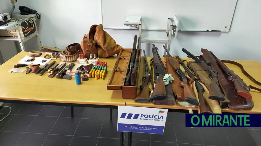 Apreendido explosivo e armas de fogo a idoso em Abrantes