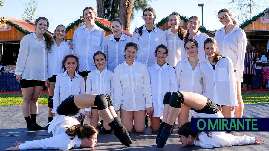 O grupo de dança do Clube Associativo e Desportivo de Coruche