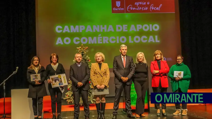 Sorteio e entrega de prémios da campanha de apoio ao comércio local em Ourém