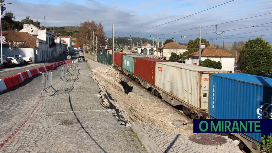 Deslizamento de terras deixa novo alerta para a instabilidade das encostas de Santarém Deslizamento de terras deixa novo alerta para a instabilidade das encostas de Santarém