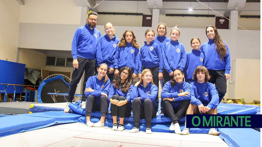 Referência nacional e internacional na ginástica de trampolins Referência nacional e internacional na ginástica de trampolins