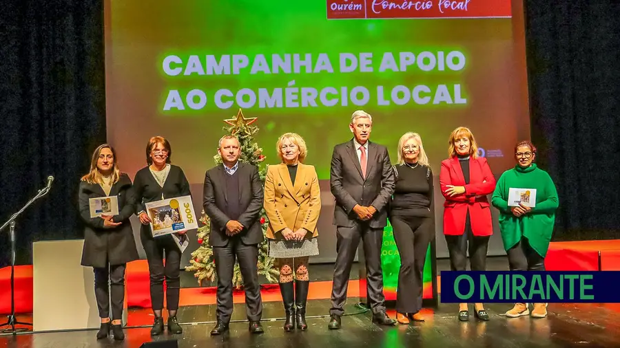 Sorteio e entrega de prémios da campanha de apoio ao comércio local em Ourém