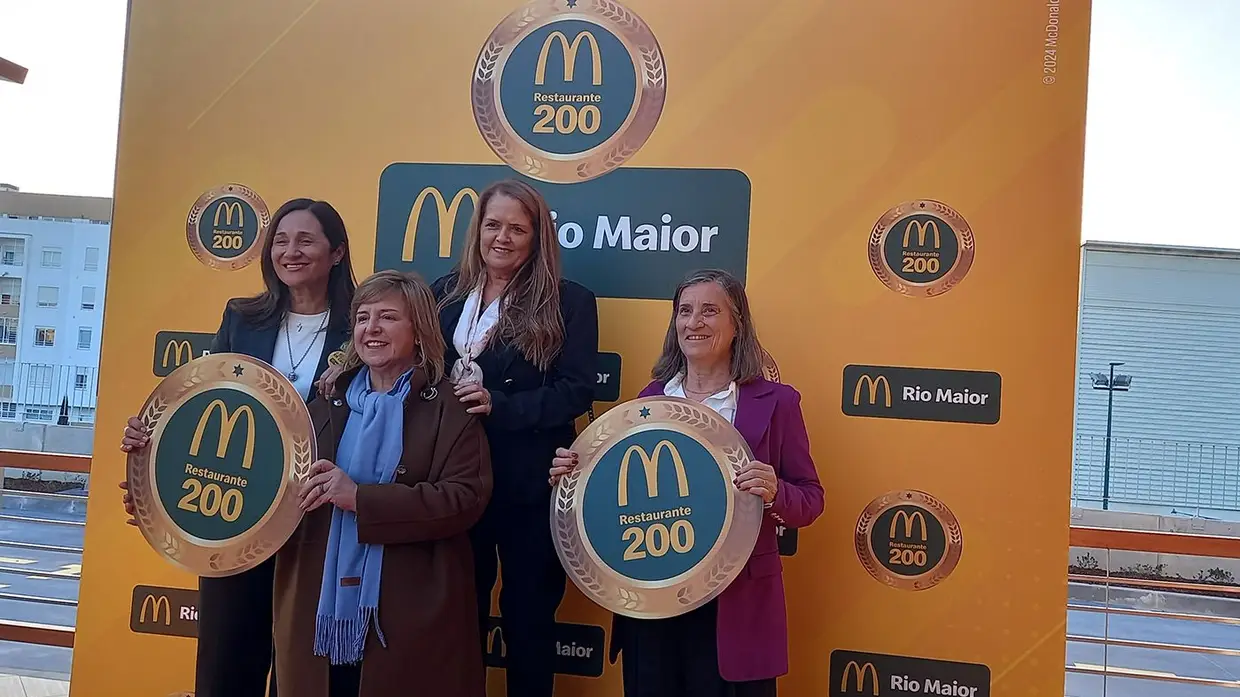 McDonald’s número 200 abre em Rio Maior