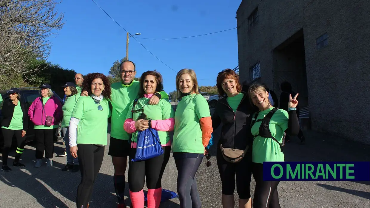 Caminhada na freguesia de Abrã promoveu actividade física