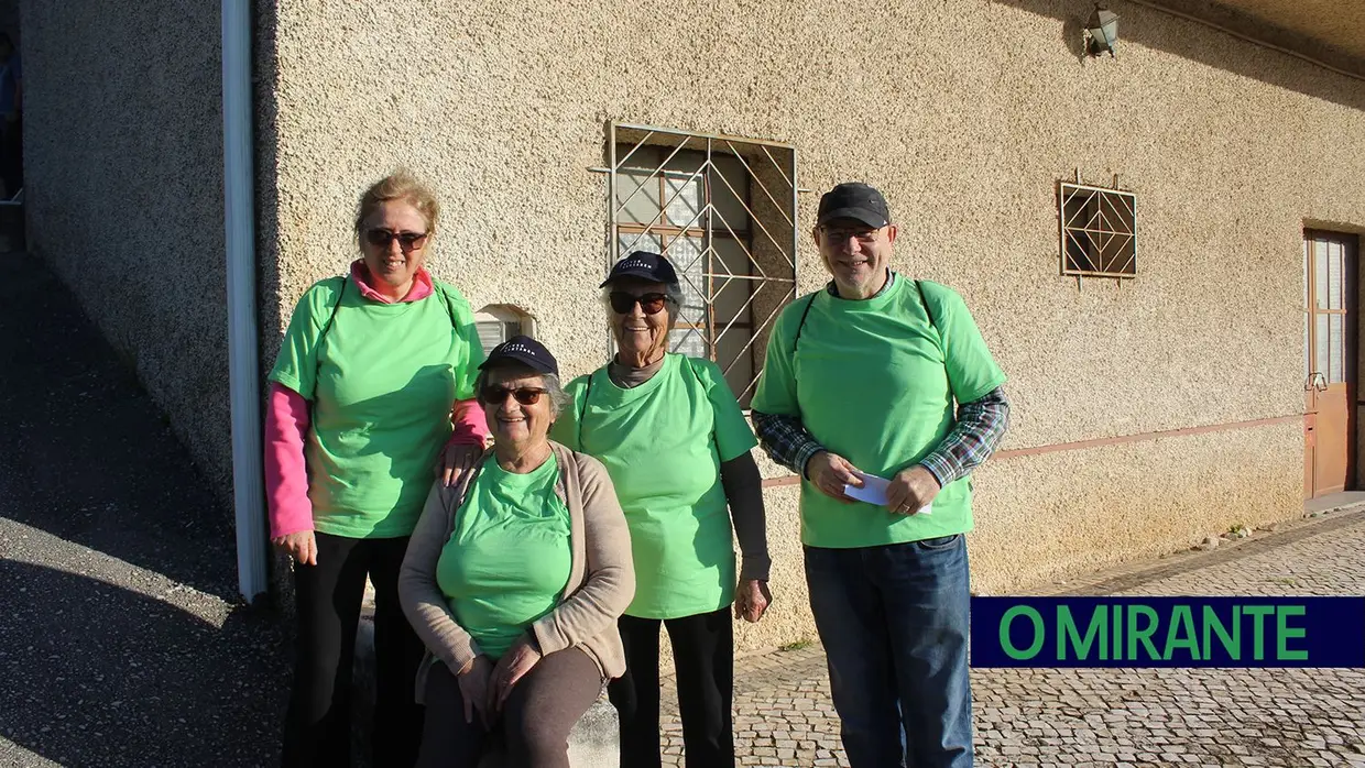 Caminhada na freguesia de Abrã promoveu actividade física