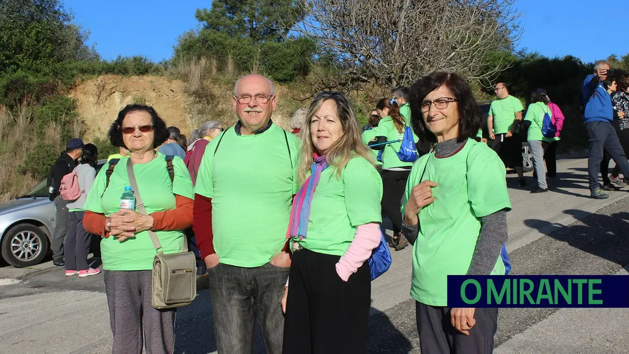 Caminhada na freguesia de Abrã promoveu actividade física