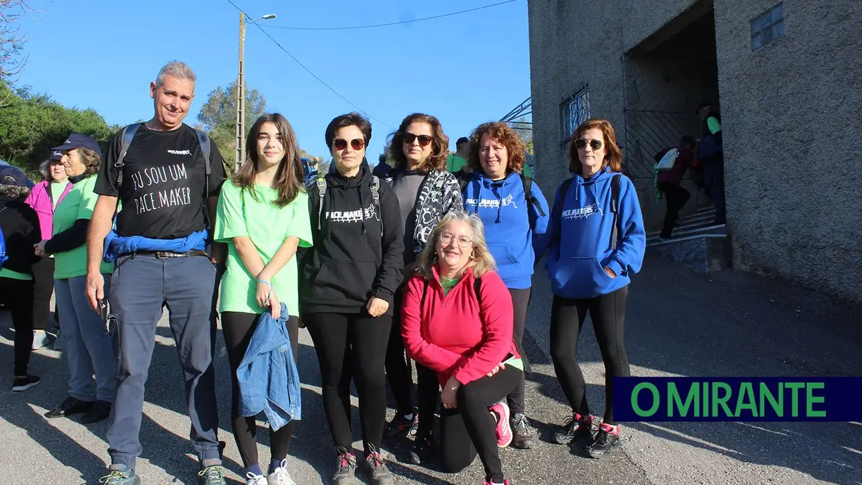 Caminhada na freguesia de Abrã promoveu actividade física