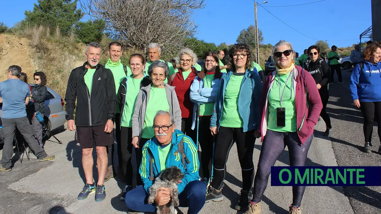 Caminhada na freguesia de Abrã promoveu actividade física