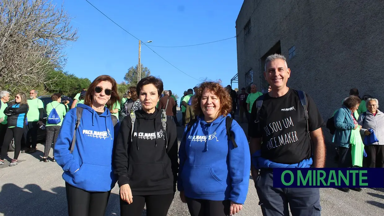 Caminhada na freguesia de Abrã promoveu actividade física