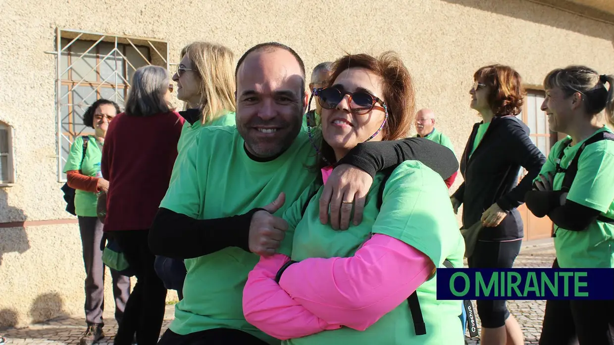 Caminhada na freguesia de Abrã promoveu actividade física