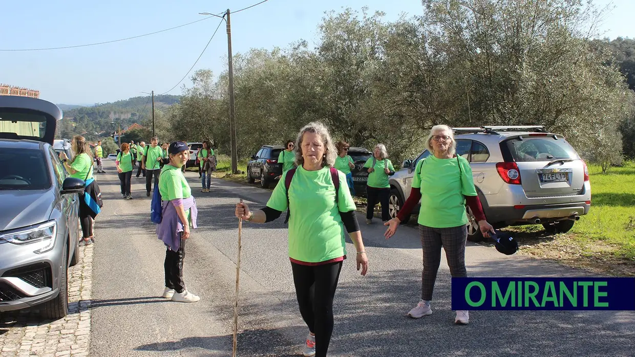 Caminhada na freguesia de Abrã promoveu actividade física