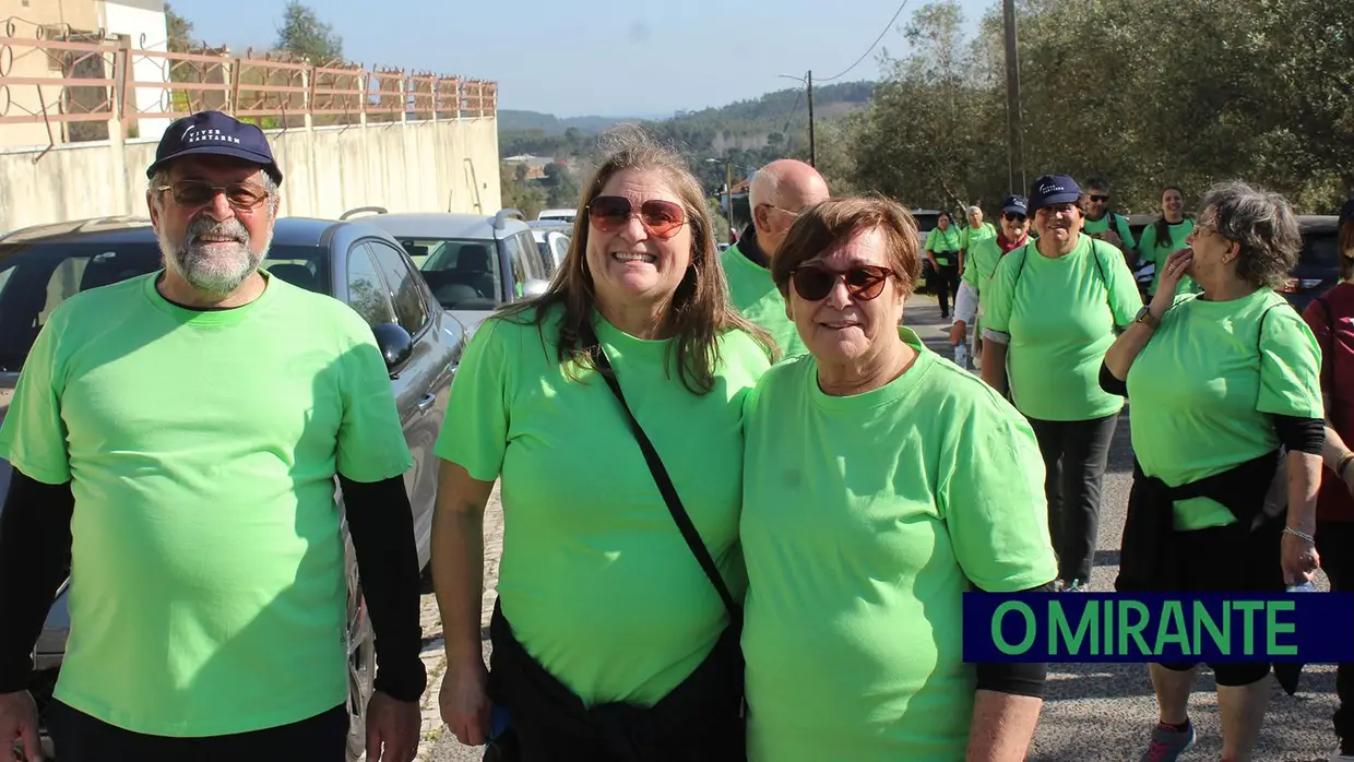 Caminhada na freguesia de Abrã promoveu actividade física