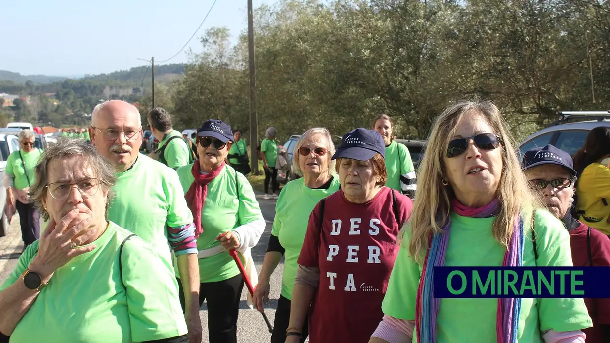 Caminhada na freguesia de Abrã promoveu actividade física