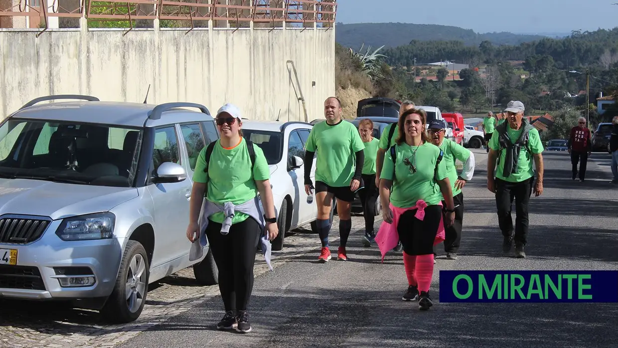 Caminhada na freguesia de Abrã promoveu actividade física