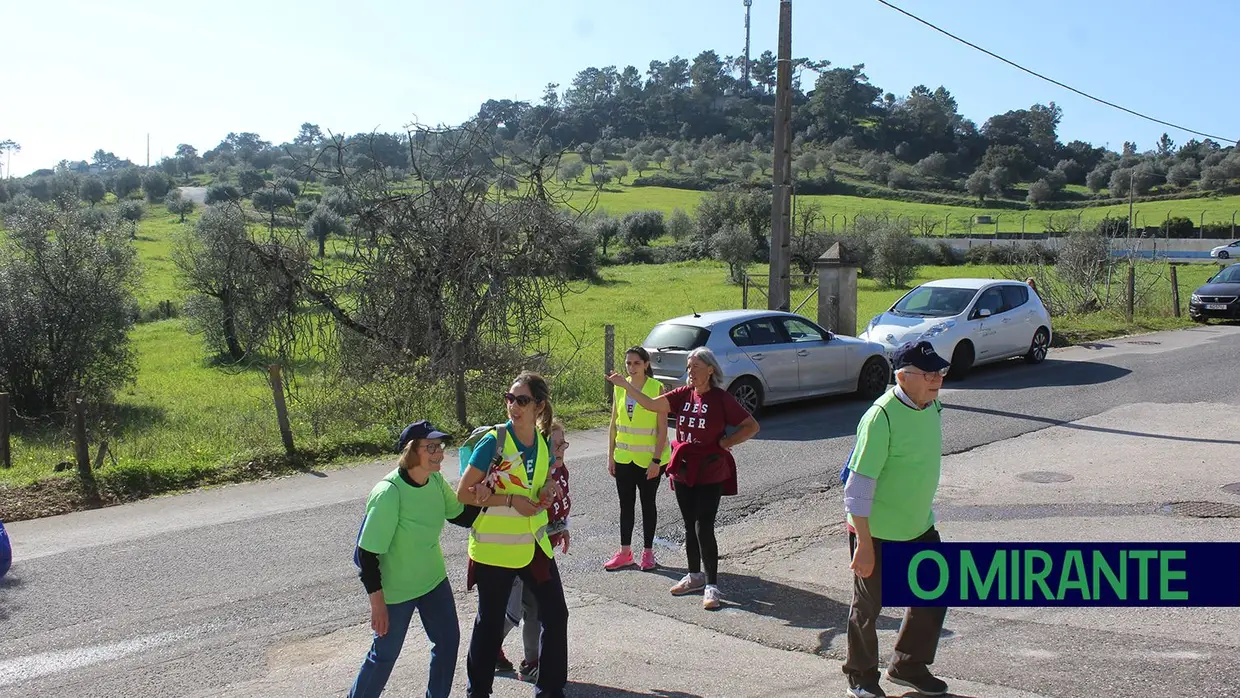 Caminhada na freguesia de Abrã promoveu actividade física