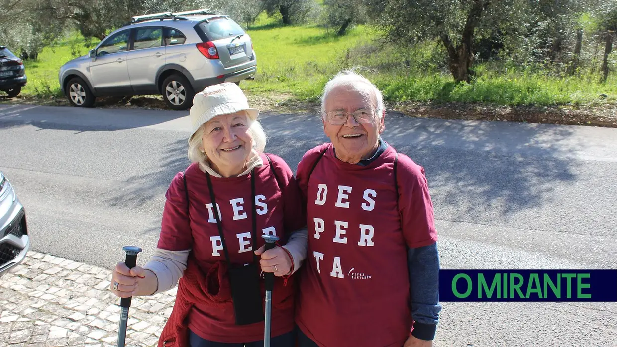 Caminhada na freguesia de Abrã promoveu actividade física