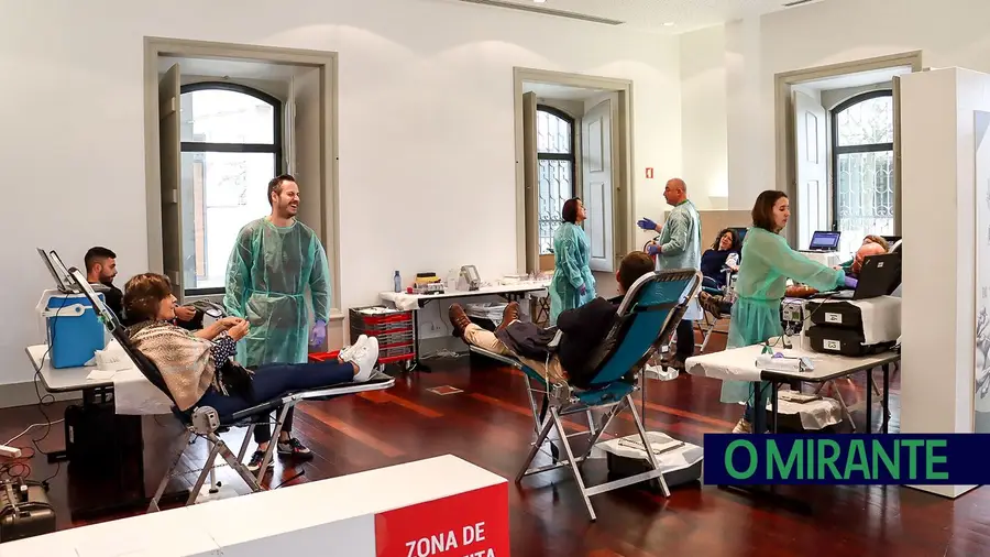 Colheita de sangue nos Paços do Concelho de Ourém Colheita de sangue nos Paços do Concelho de Ourém