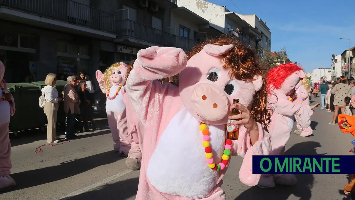 Corso carnavalesco anima Samora Correia