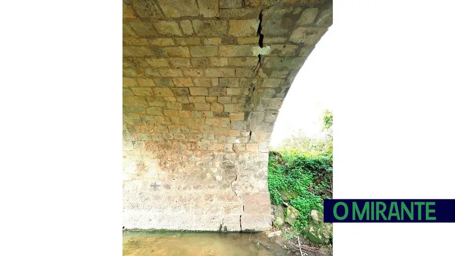 Ponte de Santana encerrada por estar em risco de colapso Ponte de Santana encerrada por estar em risco de colapso