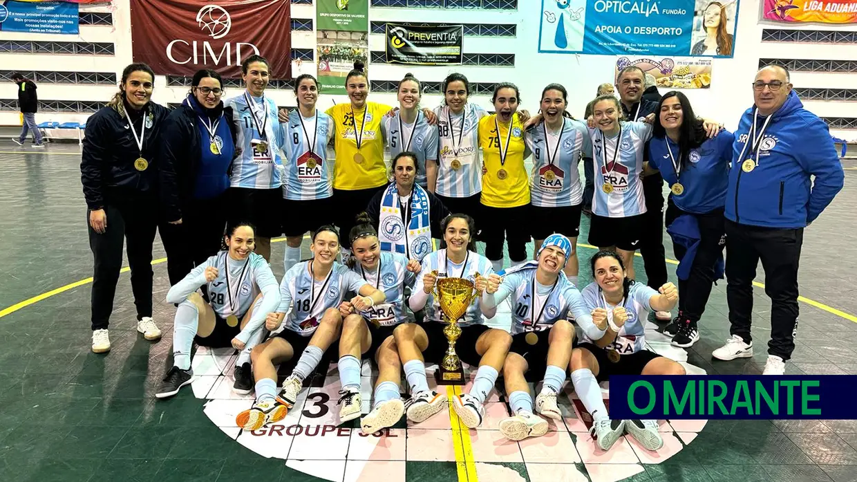 Futsal do Vitória de Santarém conquista três títulos num dia