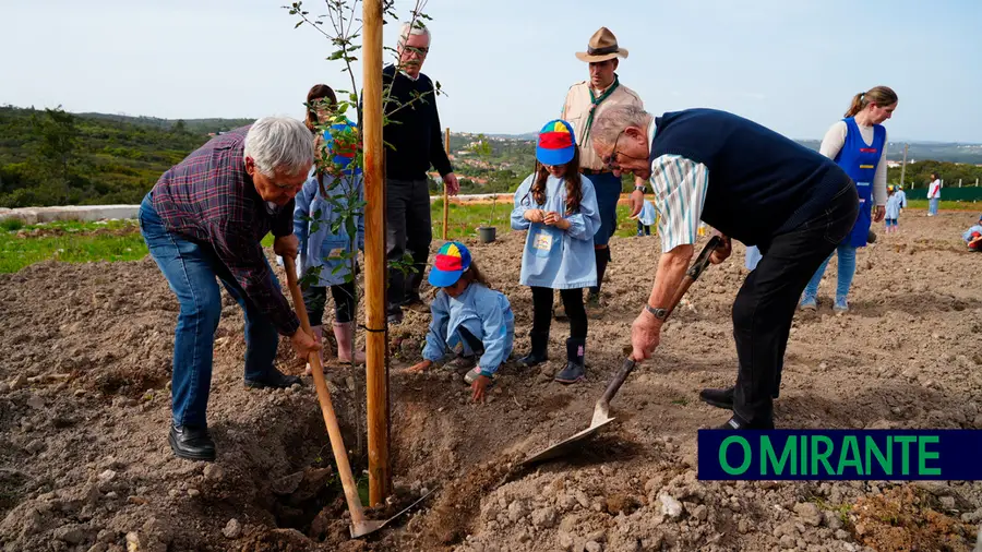 Ourém assinalou Dia Mundial da Árvore com plantação de amieiros, sobreiros e carvalhos