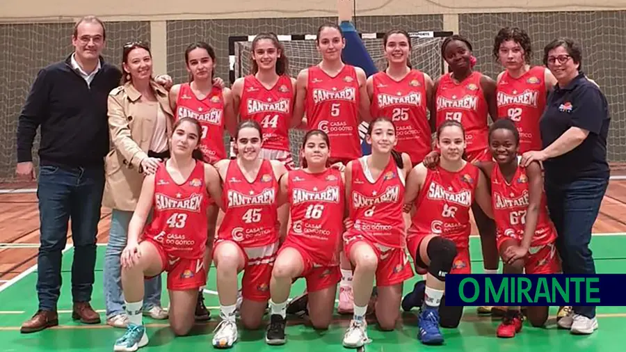 Sub-14 femininos do Santarém Basket Clube