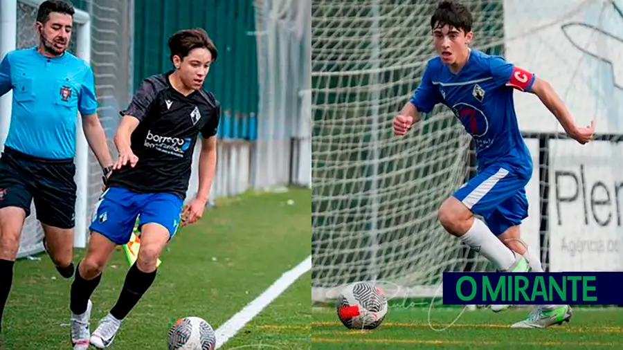 Dois futebolistas da Académica de Santarém convocados para a selecção sub-15