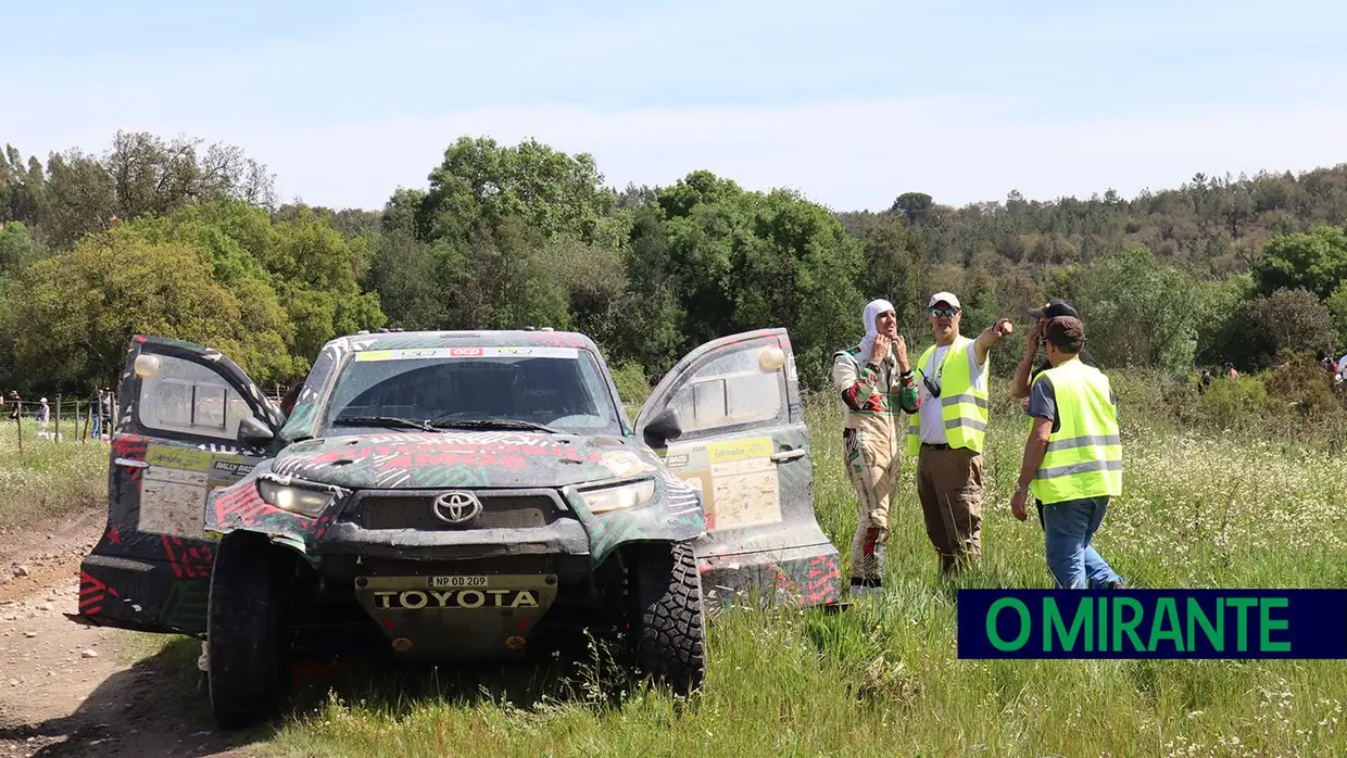 Emoção à passagem do Rally Raid Portugal em Salvaterra de Magos