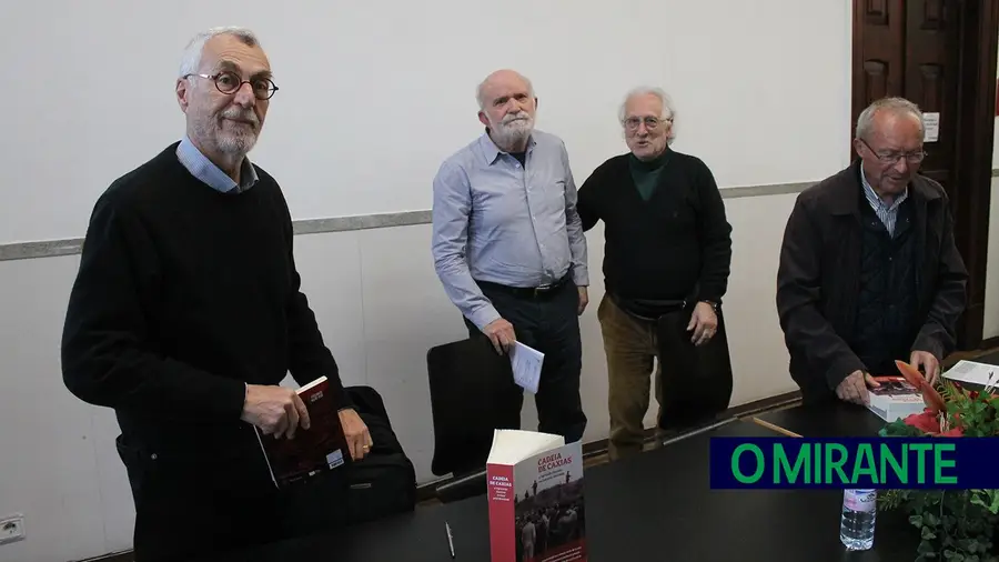 Da esquerda para a direita: José Oliveira, Jaime Fernandes, Madeira Lopes e Carlos Cruz Da esquerda para a direita: José Oliveira, Jaime Fernandes, Madeira Lopes e Carlos Cruz