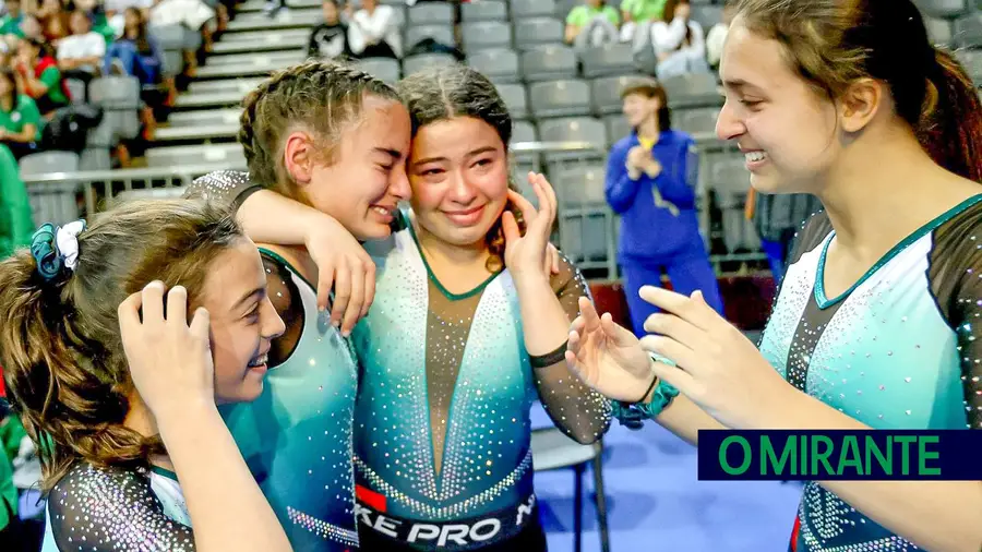 Ginastas ribatejanos voaram alto no Europeu de Trampolins