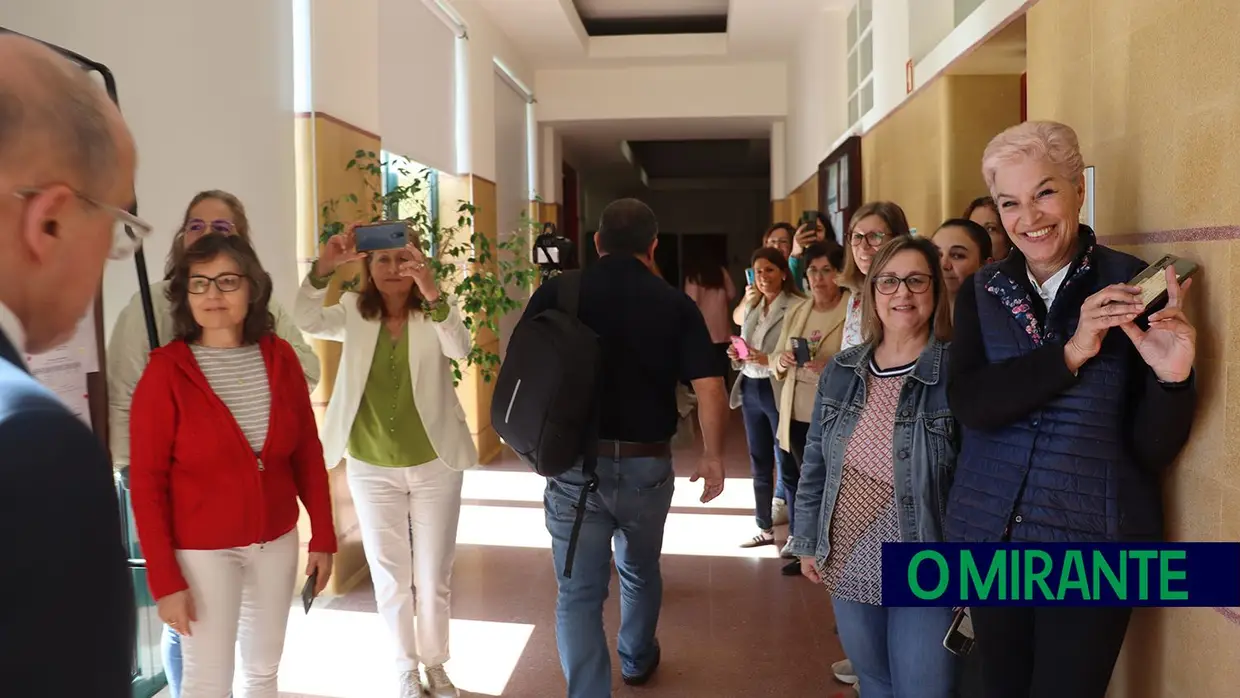 Marcelo Rebelo de Sousa deu uma aula em Santarém e foi recebido com euforia