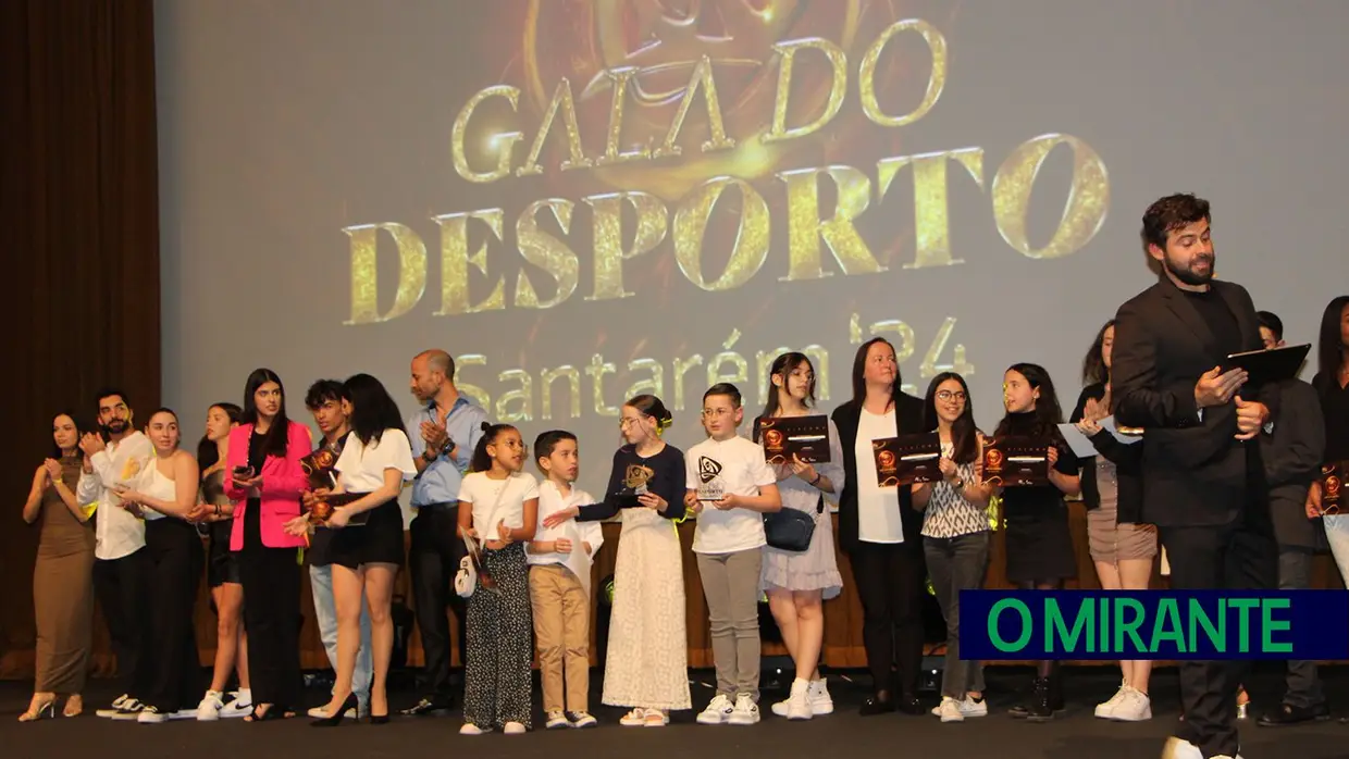 Gala do Desporto de Santarém distinguiu atletas do concelho